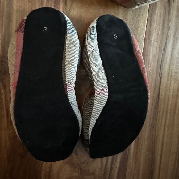 Authentic Burberry ballet shoes with carrier small. Size about 6 - Picture 5 of 8